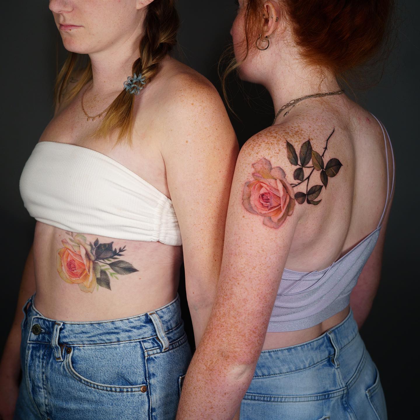 big-rose-matching-tattoo-for-best-friends