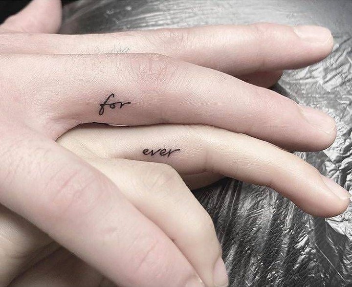 tattoo-with-for-and-ever-written-on-fingers