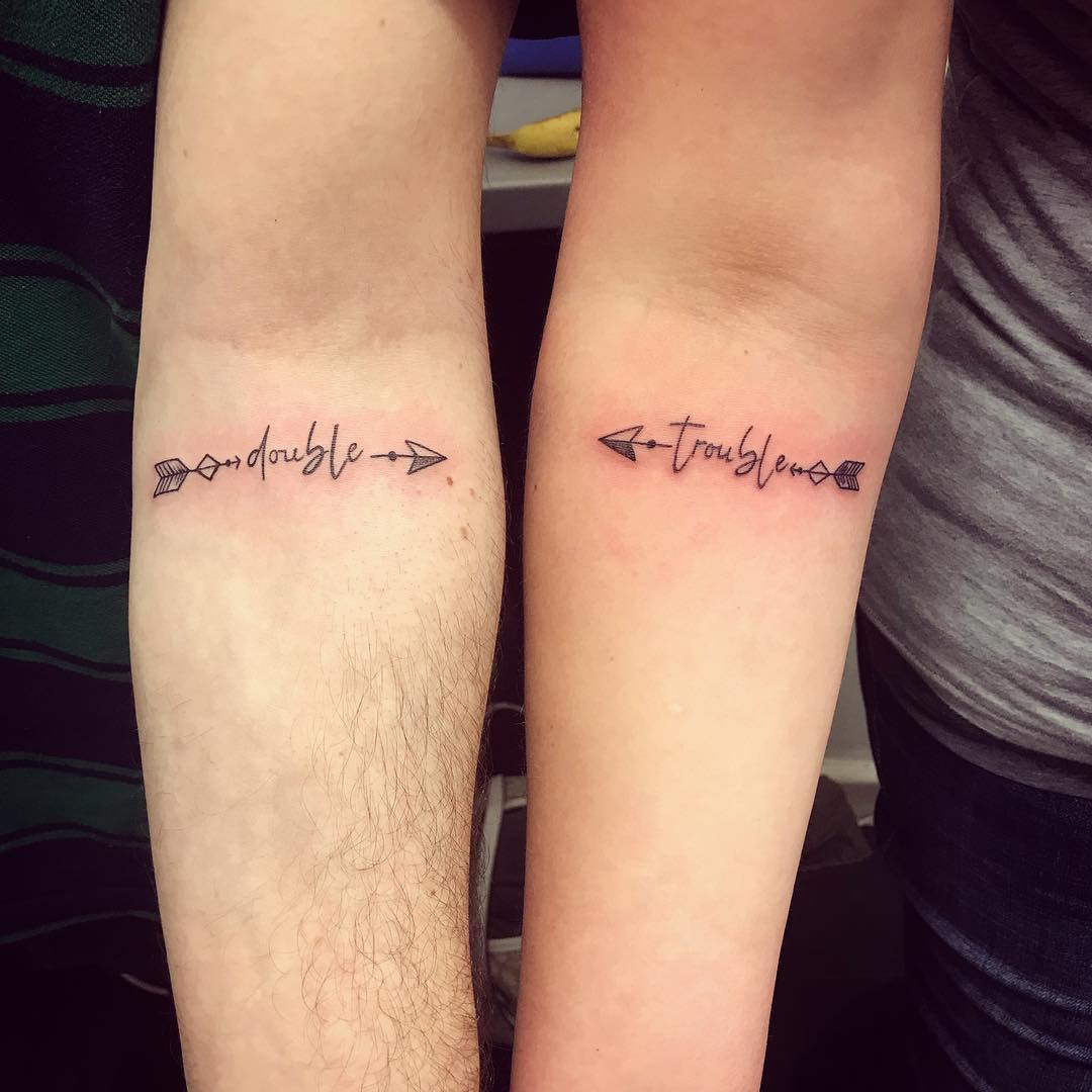 double-trouble-arrow-tattoo