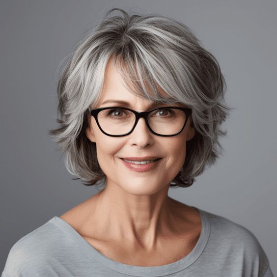 These 35 Elegant Hairstyles Prove That Glasses Are The Ultimate Accessory For Women Over 60