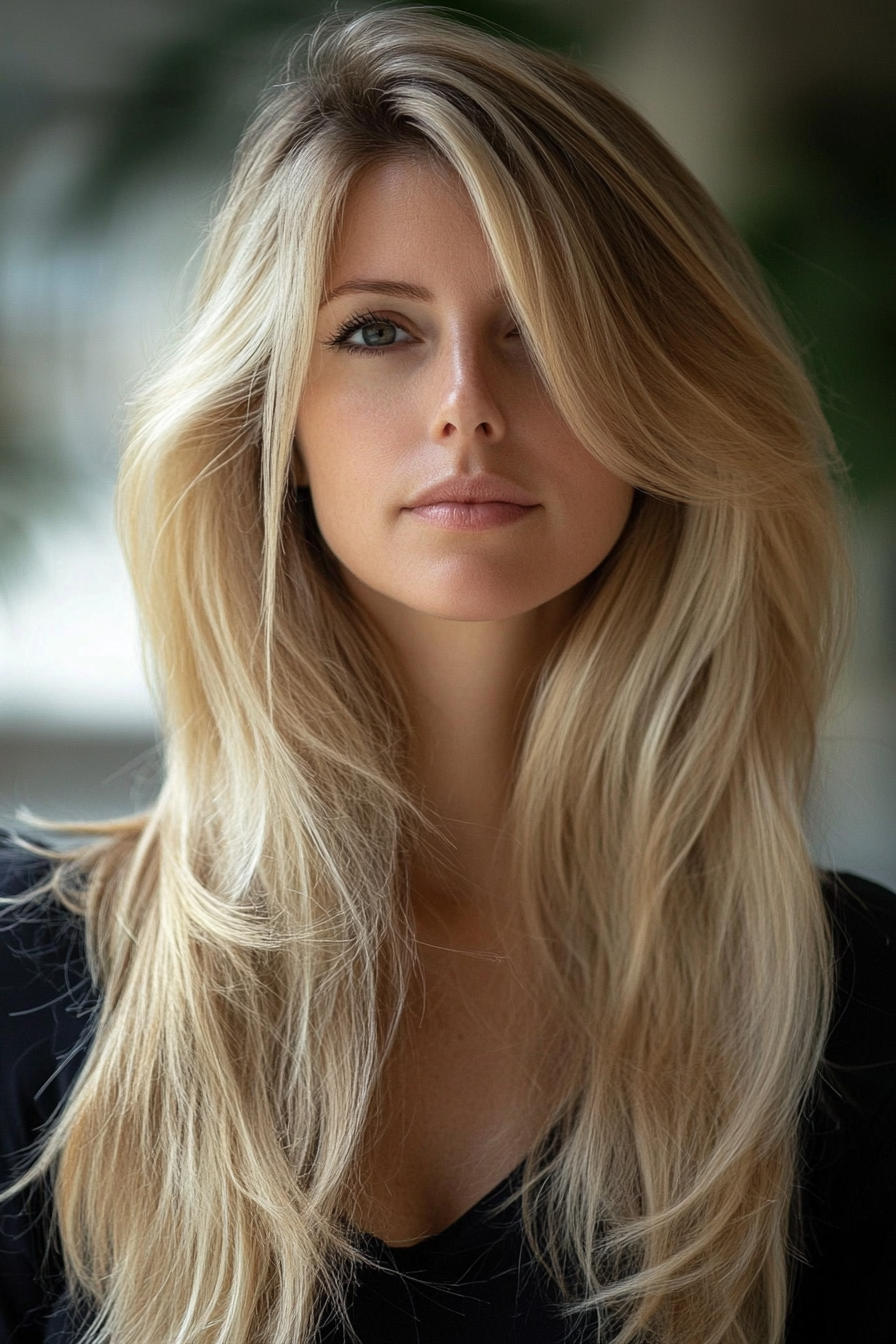 blonde-hairstyle-thick-hair