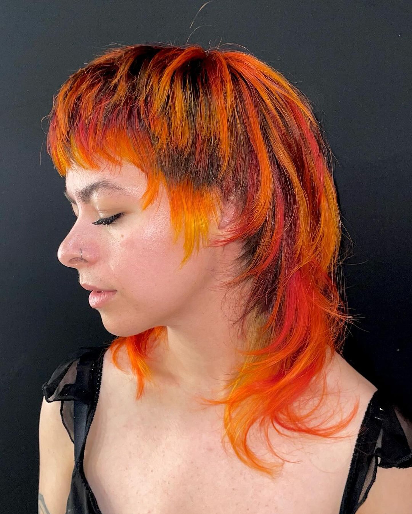 orange-hair-color-on-medium-shaggy-cut