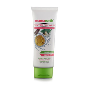 Mamaearth Face Wash With Tea Tree Oil And Neem Extract