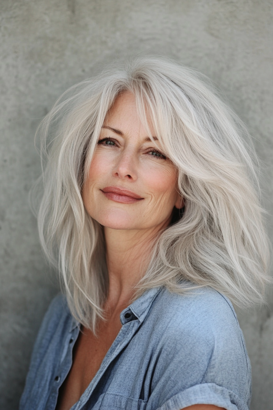 medium-length-haircut-for-gray-fine-hair