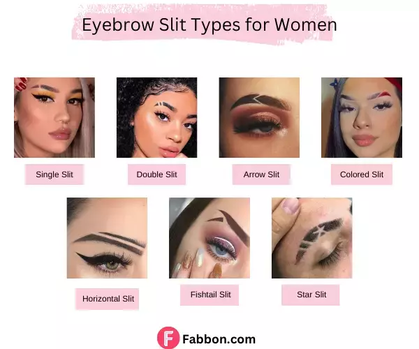 Eyebrow_Slit_Types_for_Women