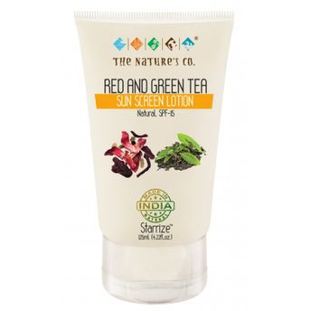 The Nature's Co Red and Green Tea Sun Screen Lotion