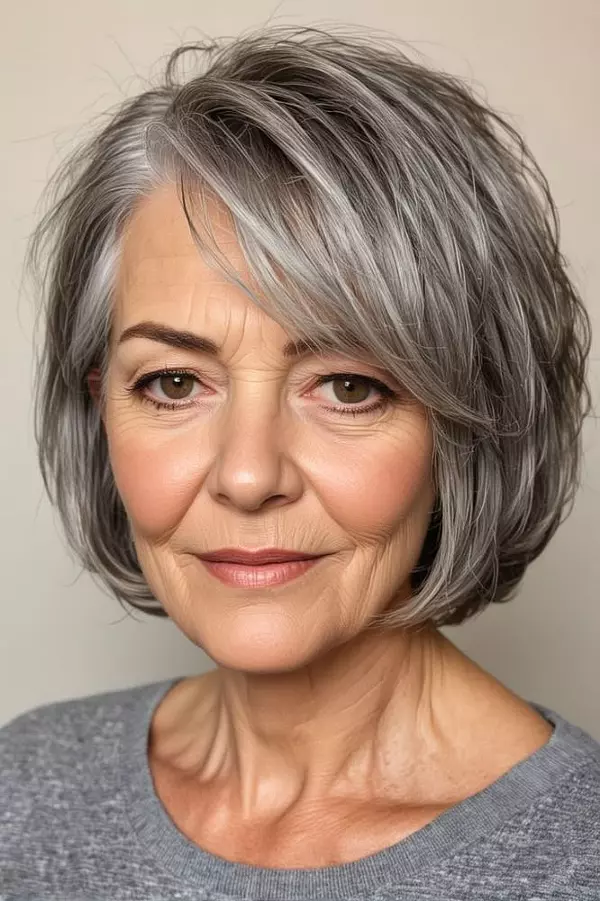 Frisuren für Frauen über 70 2025