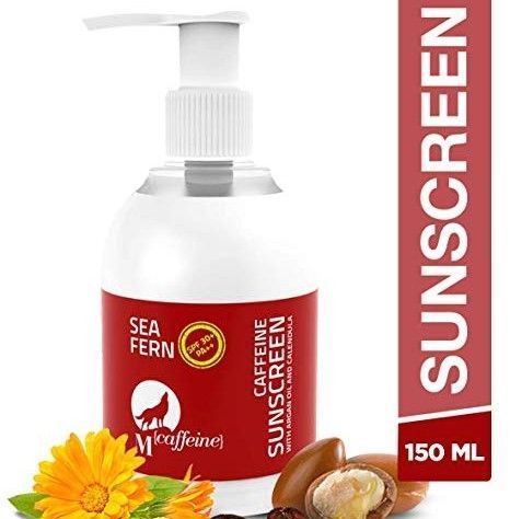 MCaffeine Sea Ferns UV Sunscreen Lotion For Men & Women