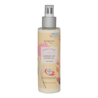 Mantra Saffron And Calendula paraben free sunscreen