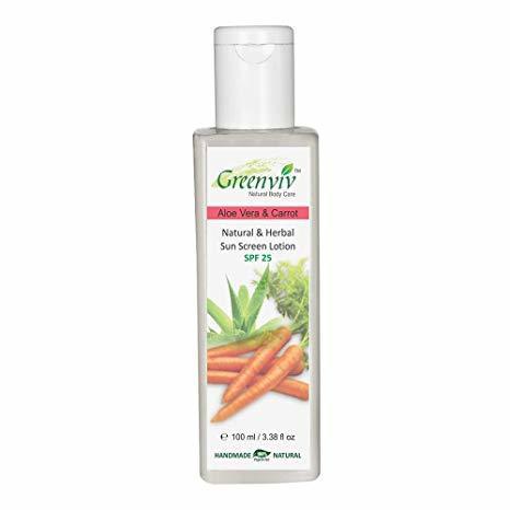 Greenviv Natural Sunscreen Lotion SPF 25