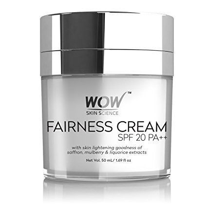 WOW Fairness SPF 20 PA++ No Parabens, Mineral Oil Skin Whitening Cream