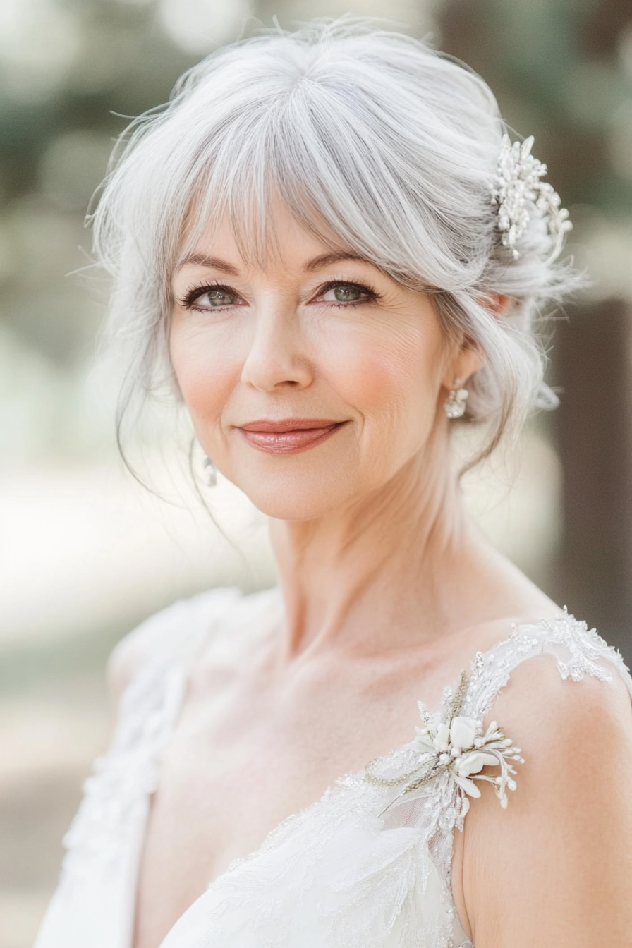 upswept-hairstyle-with-bangs