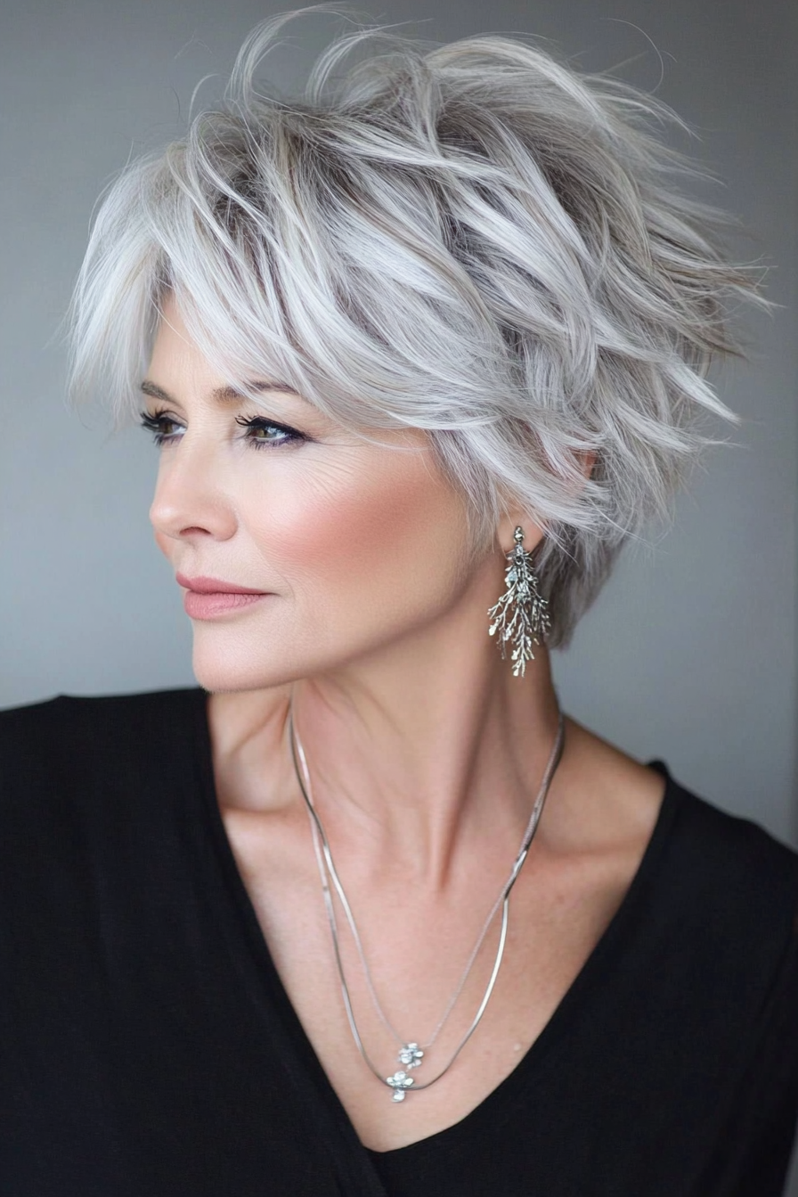 gray-choppy-haircut