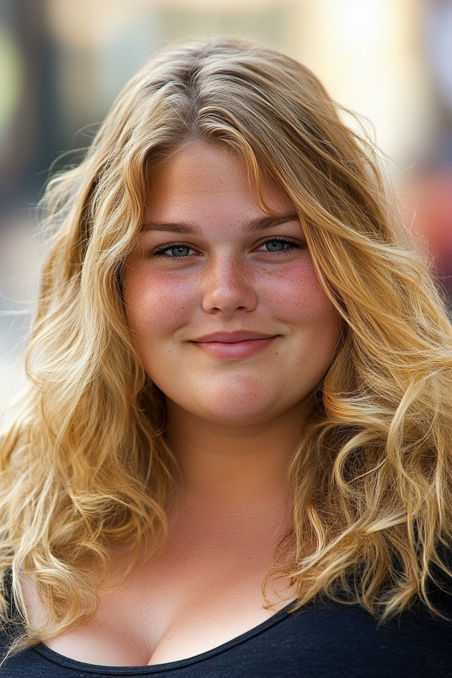 Wavy-blonde-hair-for-medium-length-hair
