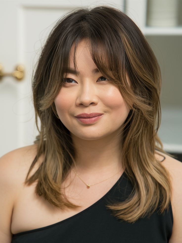 Explore 20 trendy Spring Haircuts for Chubby Faces…
