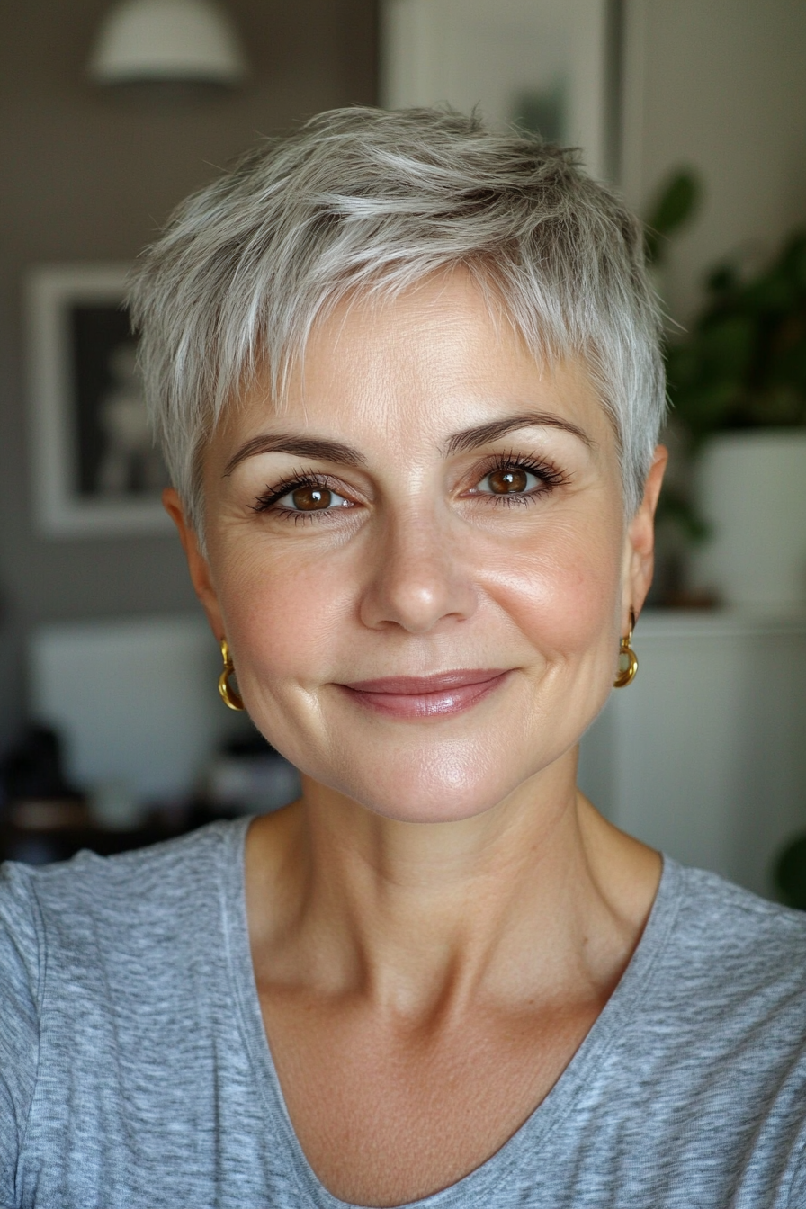 short-gray-pixie