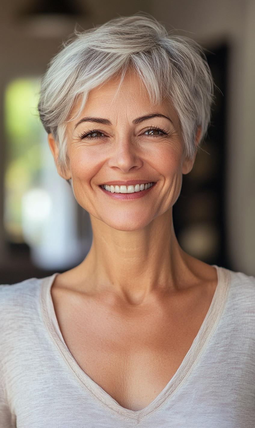 gray-pixie-cut