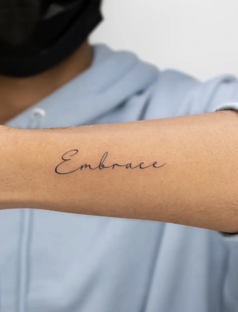 embrace-word-fine-line-tattoo
