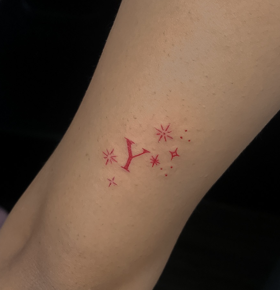 Y-letter-tattoo