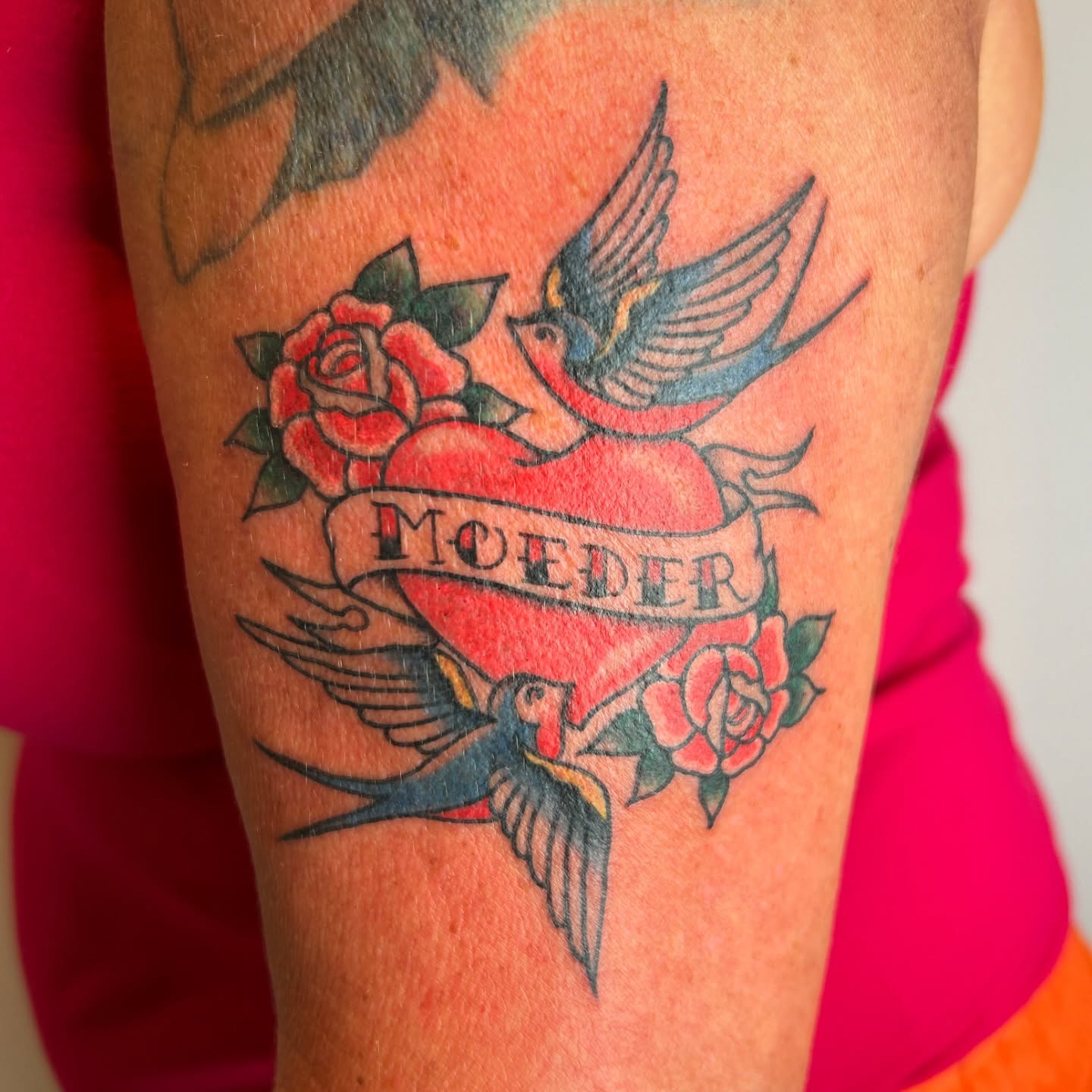 heart-red-rose-tattoo