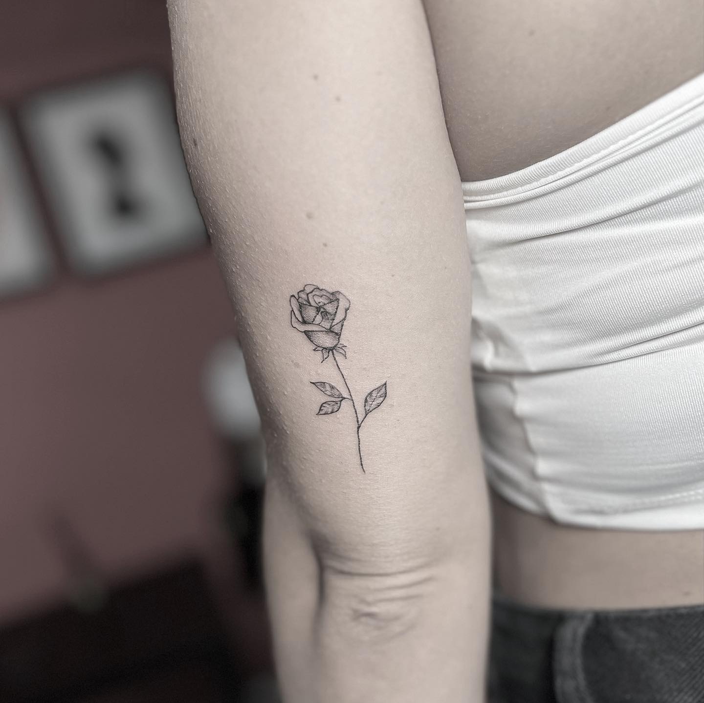 rose-black-and-white