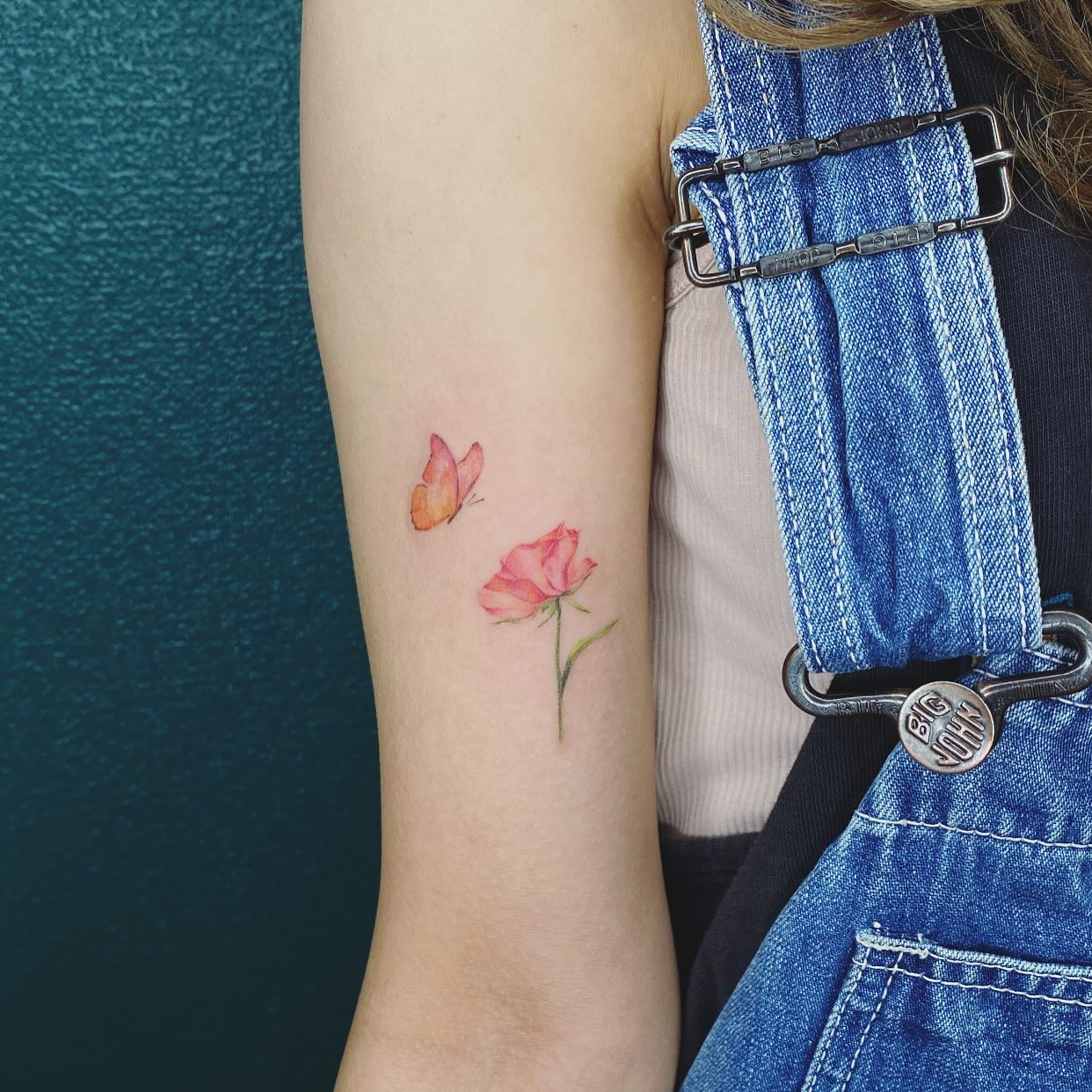 butterfly-flower-watercolor-tattoo