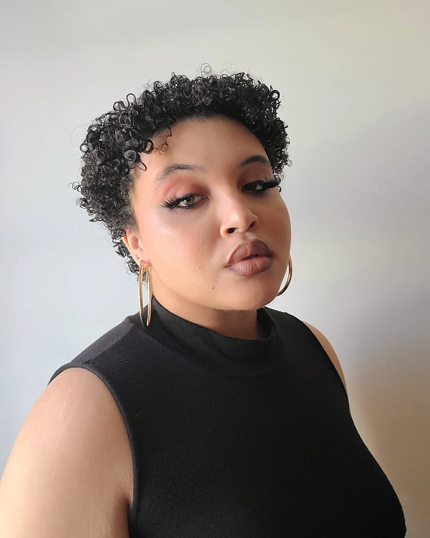 short-black-curly-hair