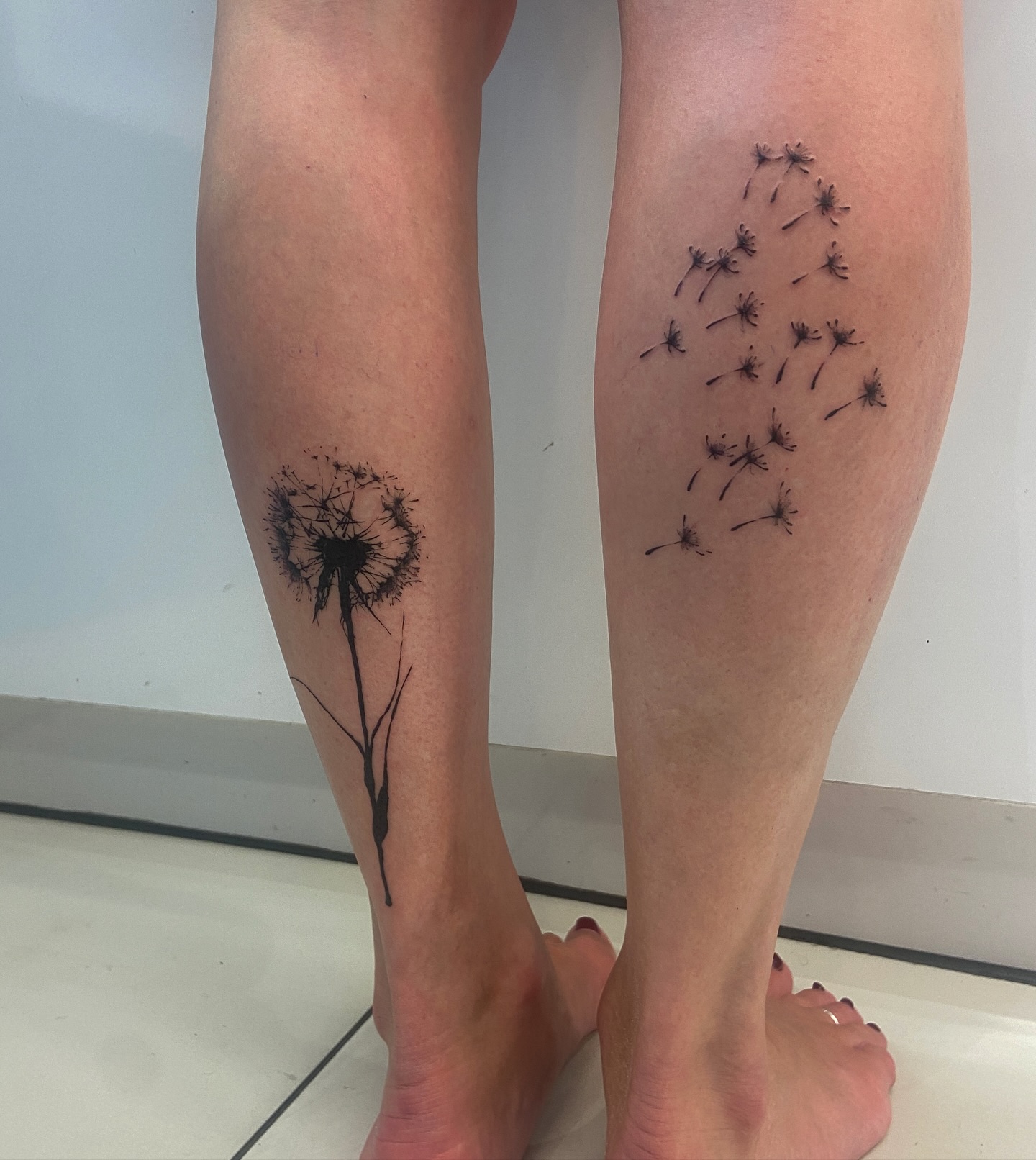 dandelion cyanotype-tattoo