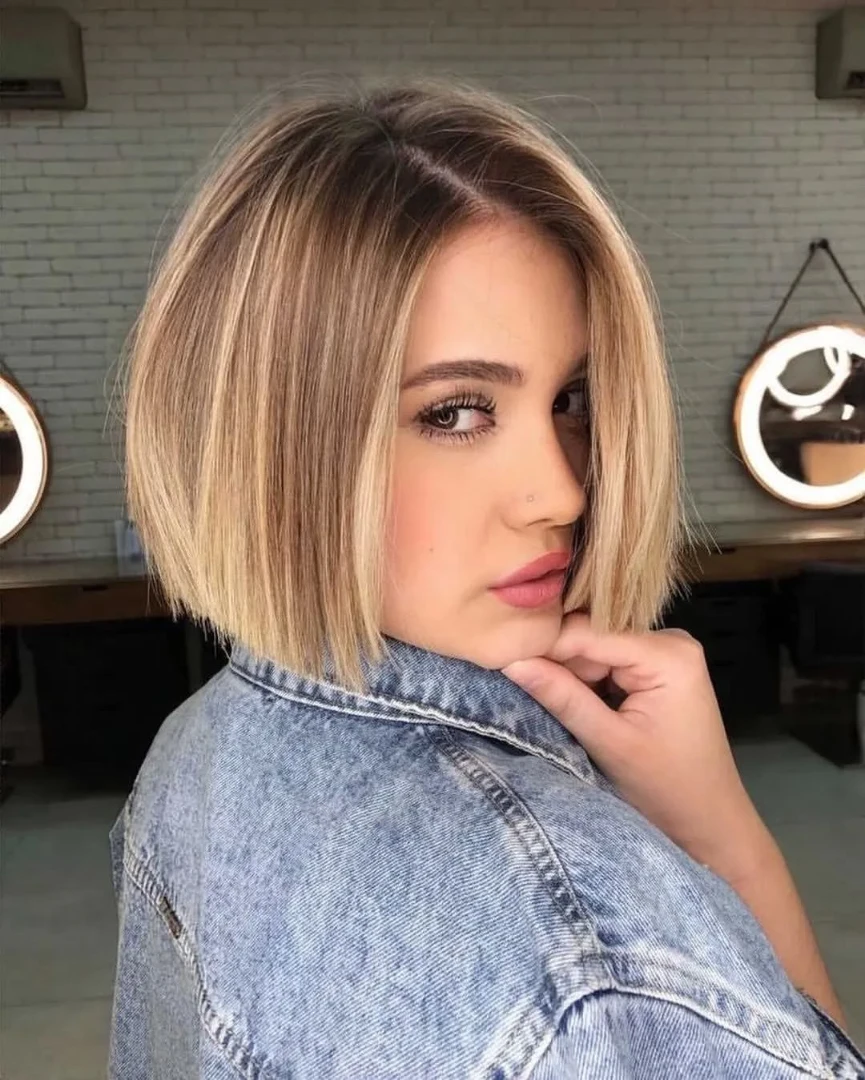 angled-bob-with-highlights