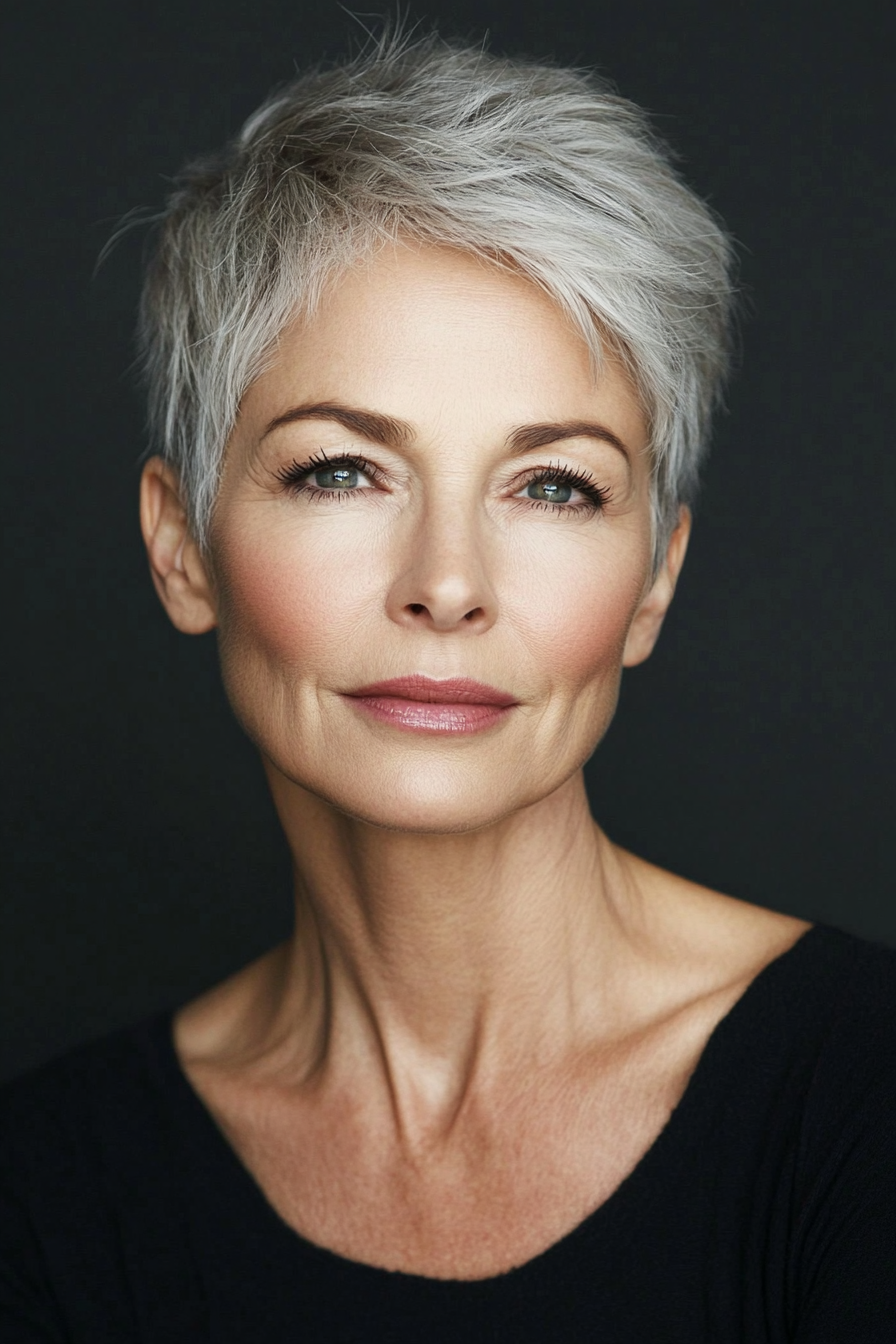 short-gray-pixie