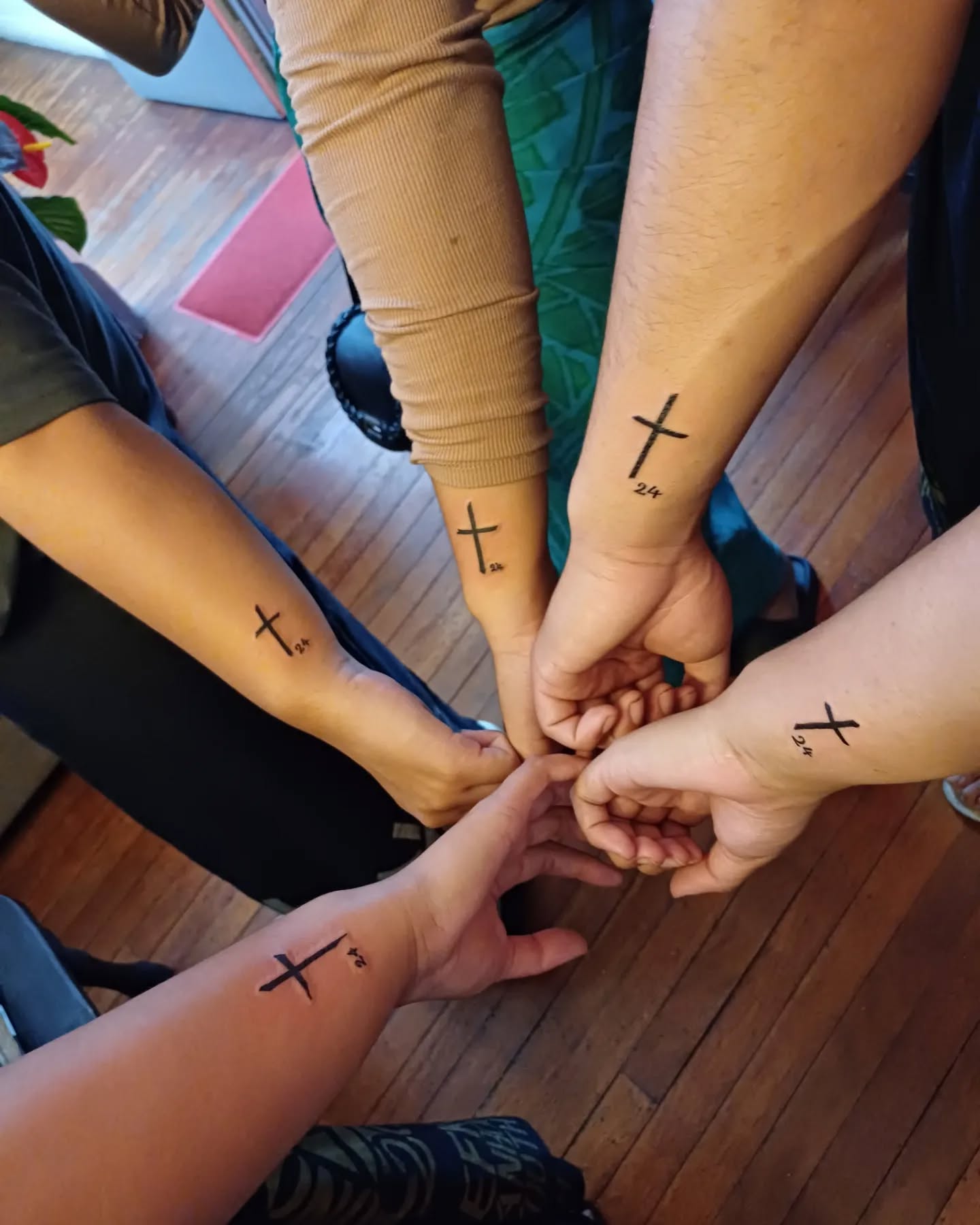 cross-tattoo-for-5-siblings