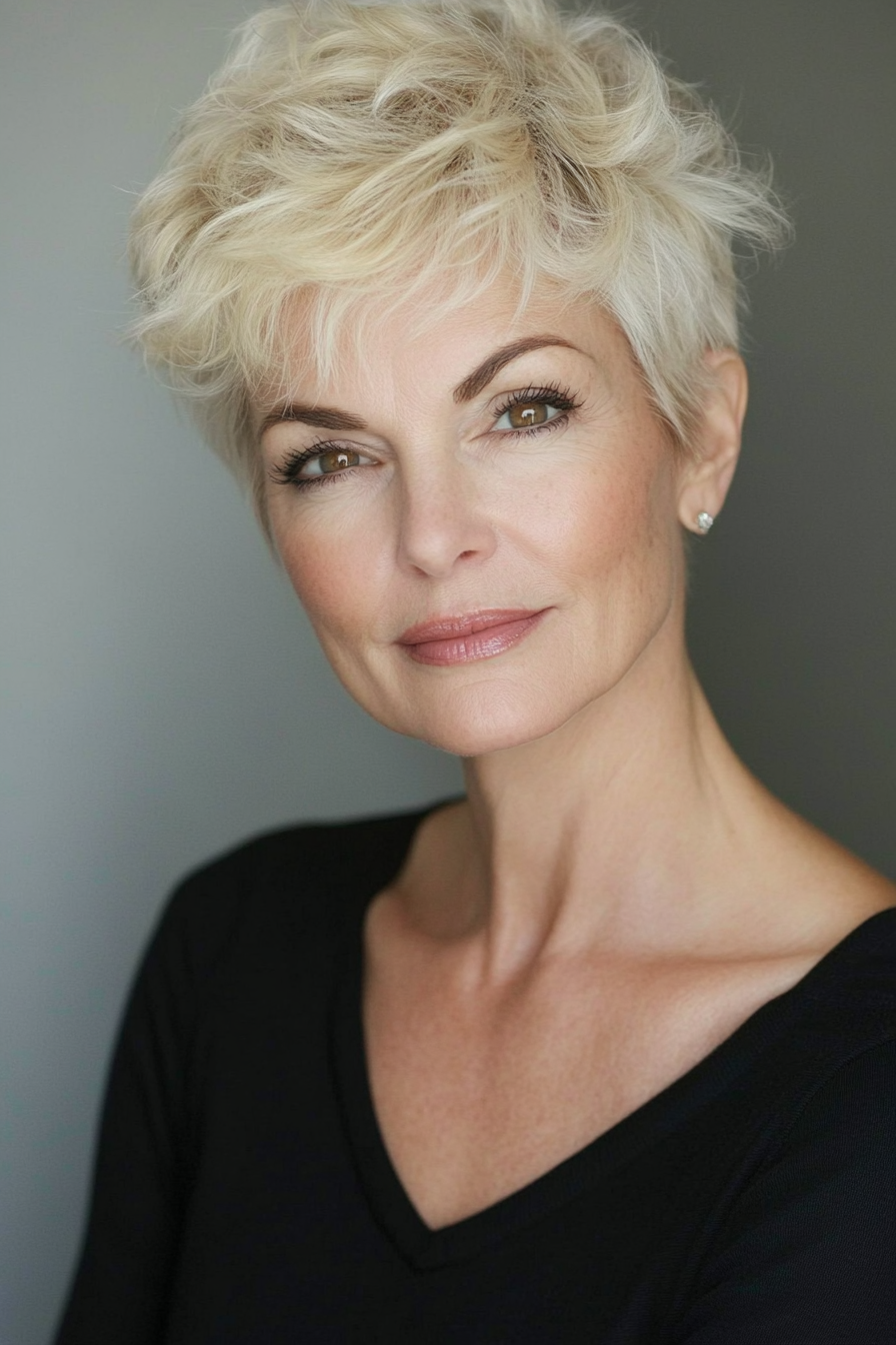 blonde-pixie-cut
