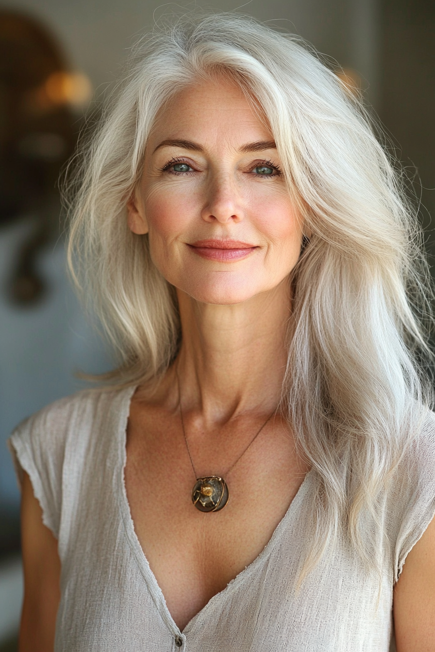 long-wavy-silver-hair