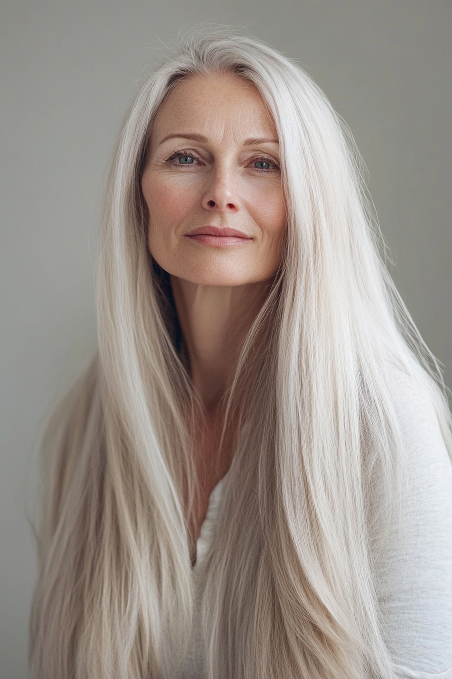 long-gray-straight-hair