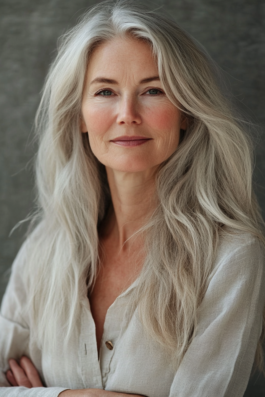 middle-parted-long-hair