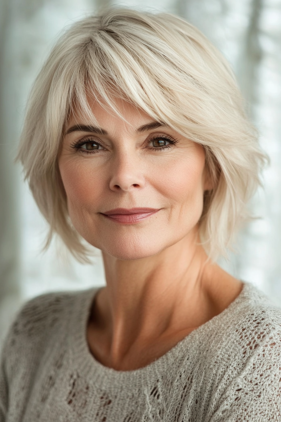 gray-short-hair-with-bangs