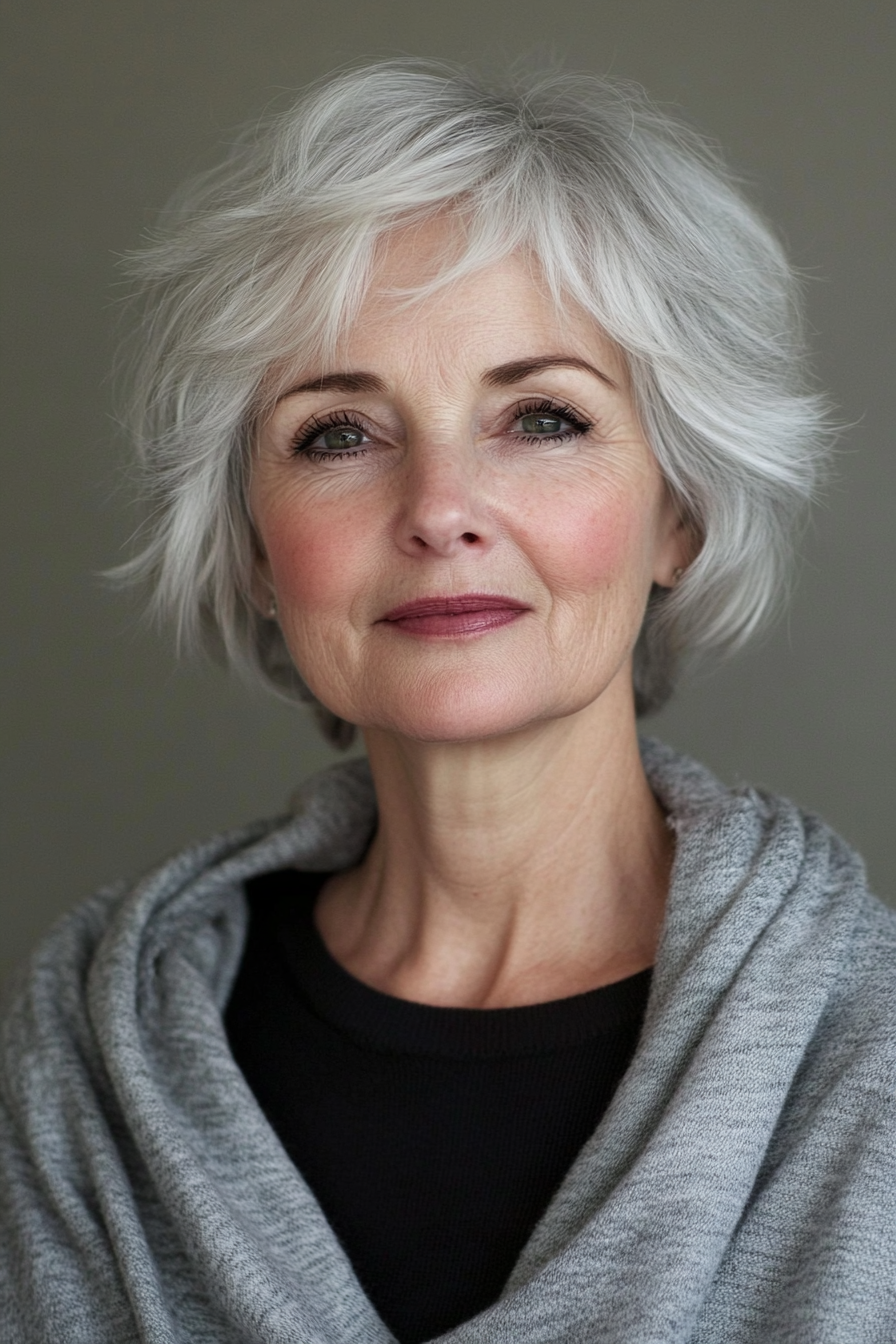 messy-cut-gray-hair