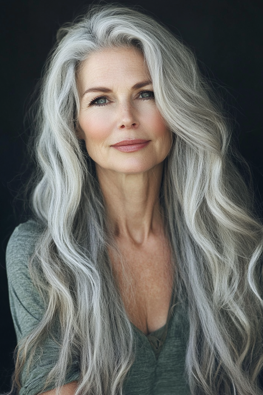gray-wavy-hair