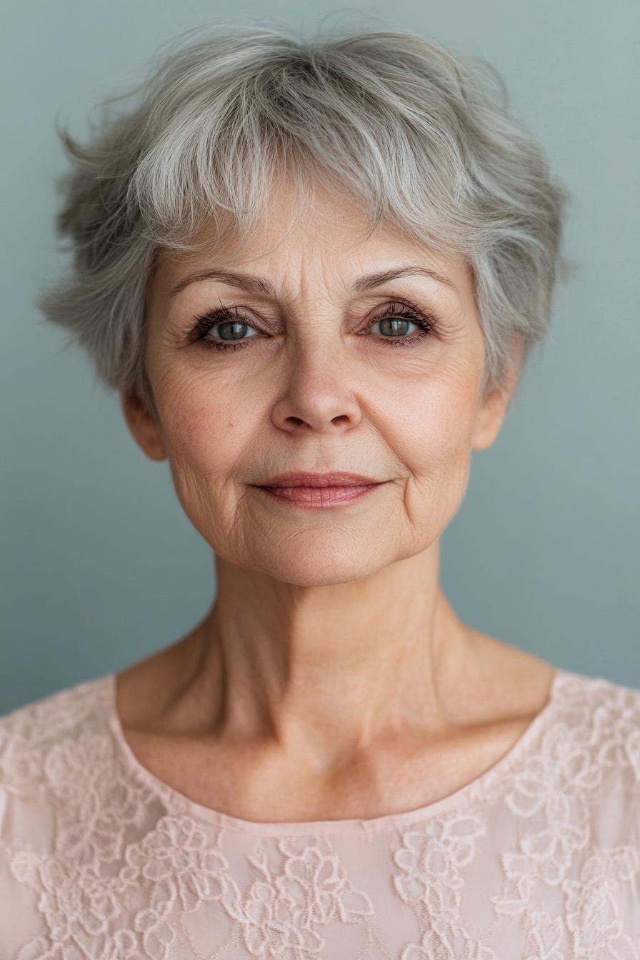 short-gray-hair