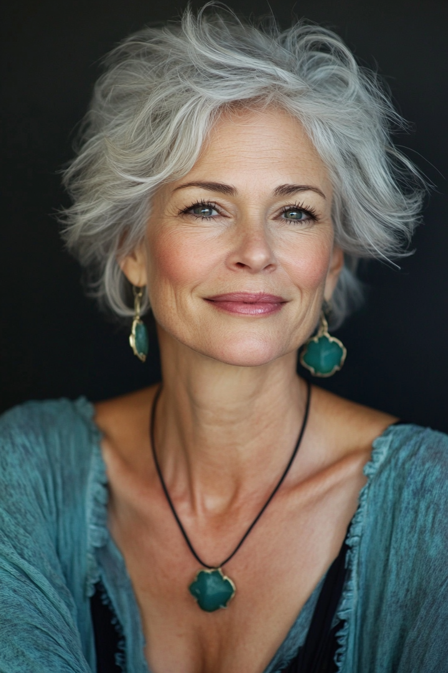 gray-short-messy-hair