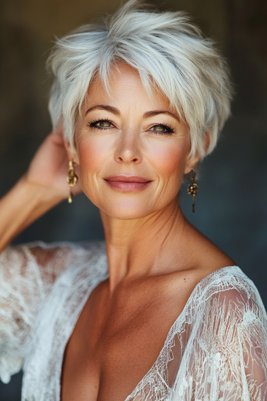 layered-messy-gray-hair