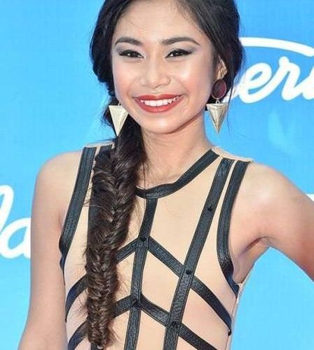Low Side Fishtail Braid with a Side Parting