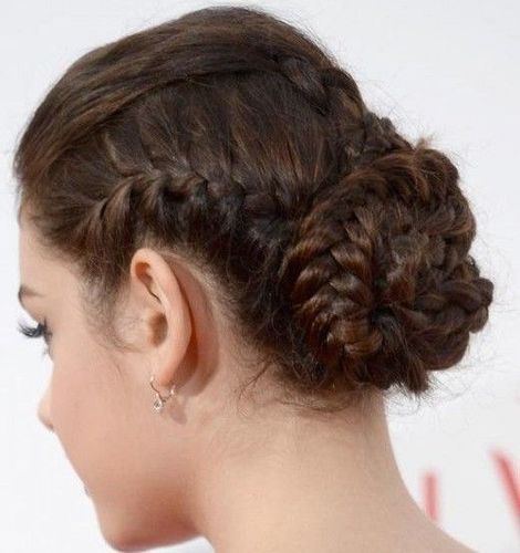 Elegant Multi-Braided Bun