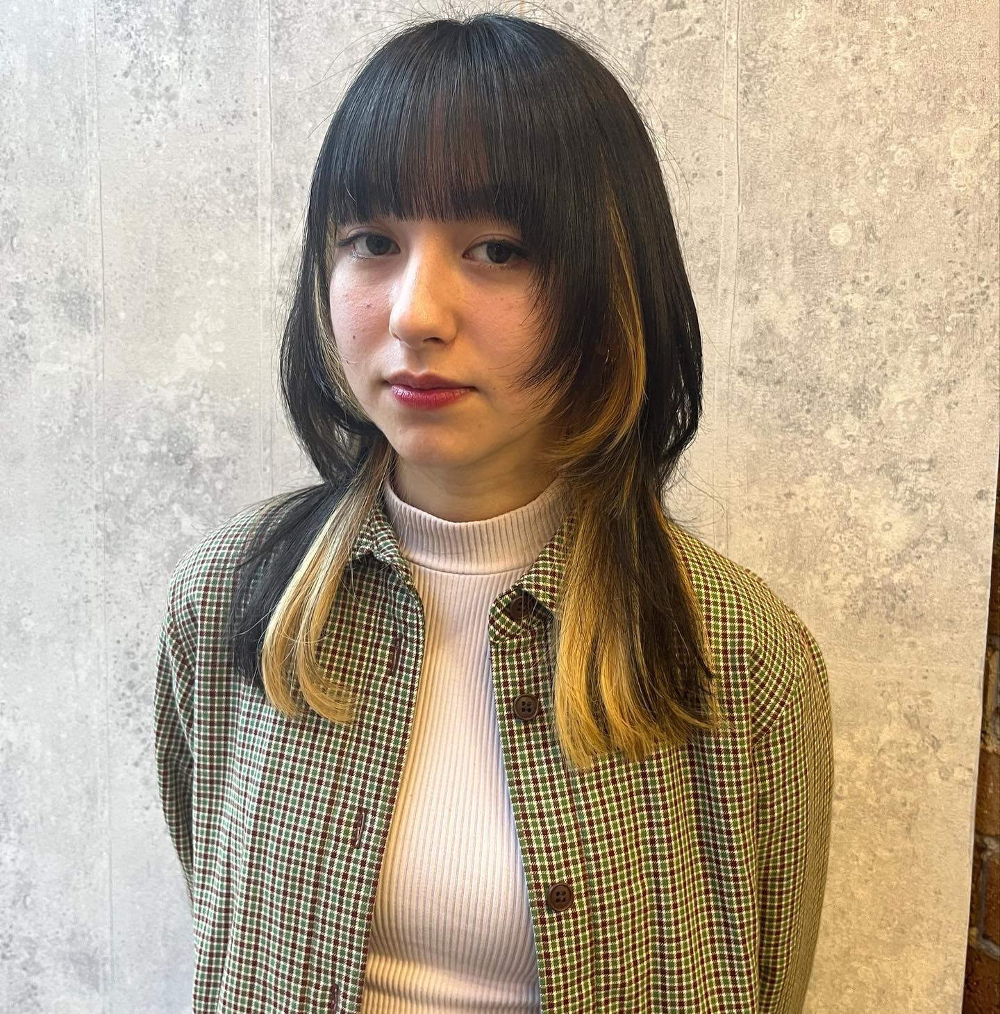 black-hair-with-highlights