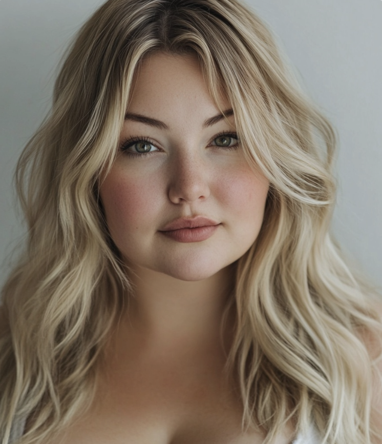 blonde-middle-parted-hair