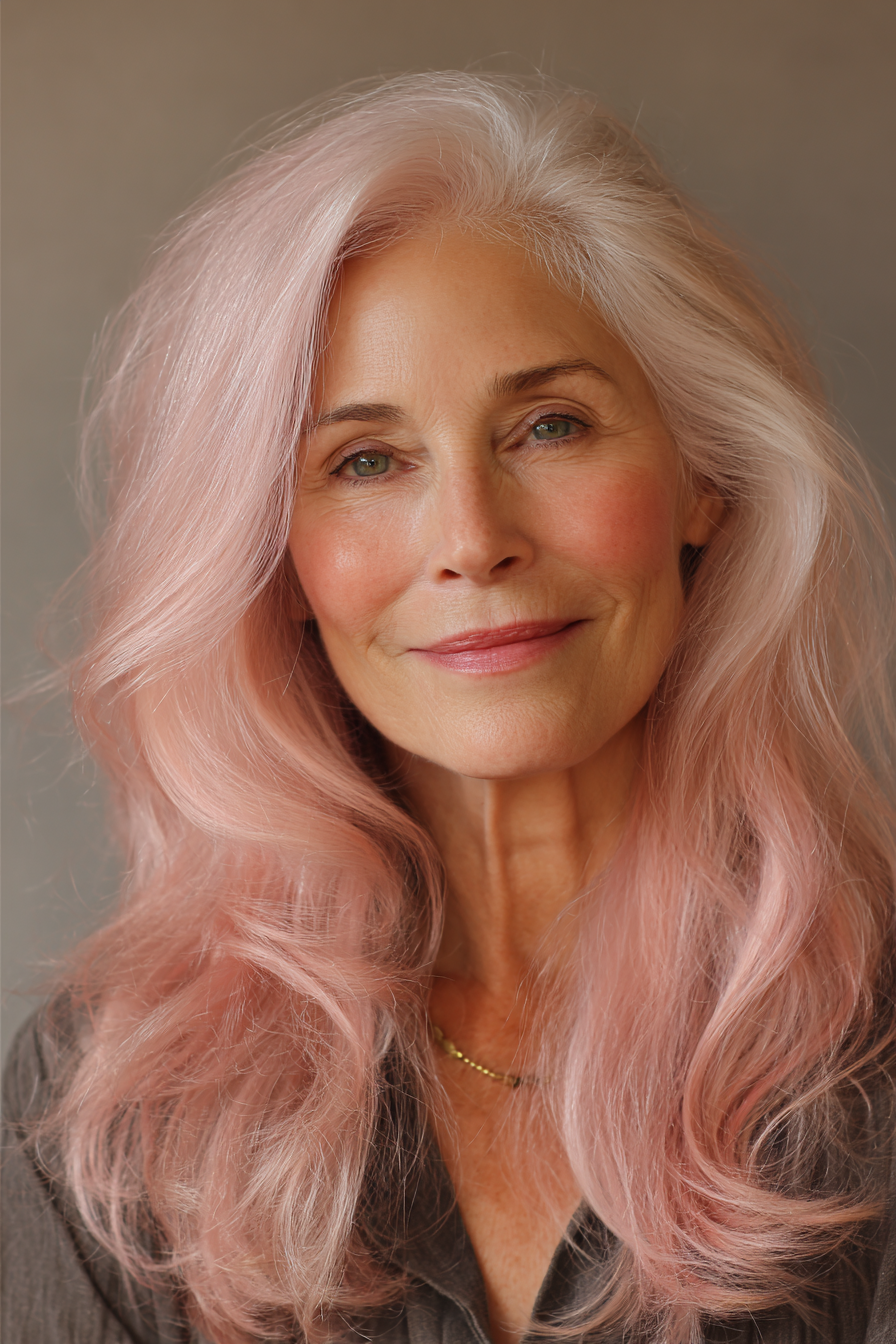light-pink-medium-hair