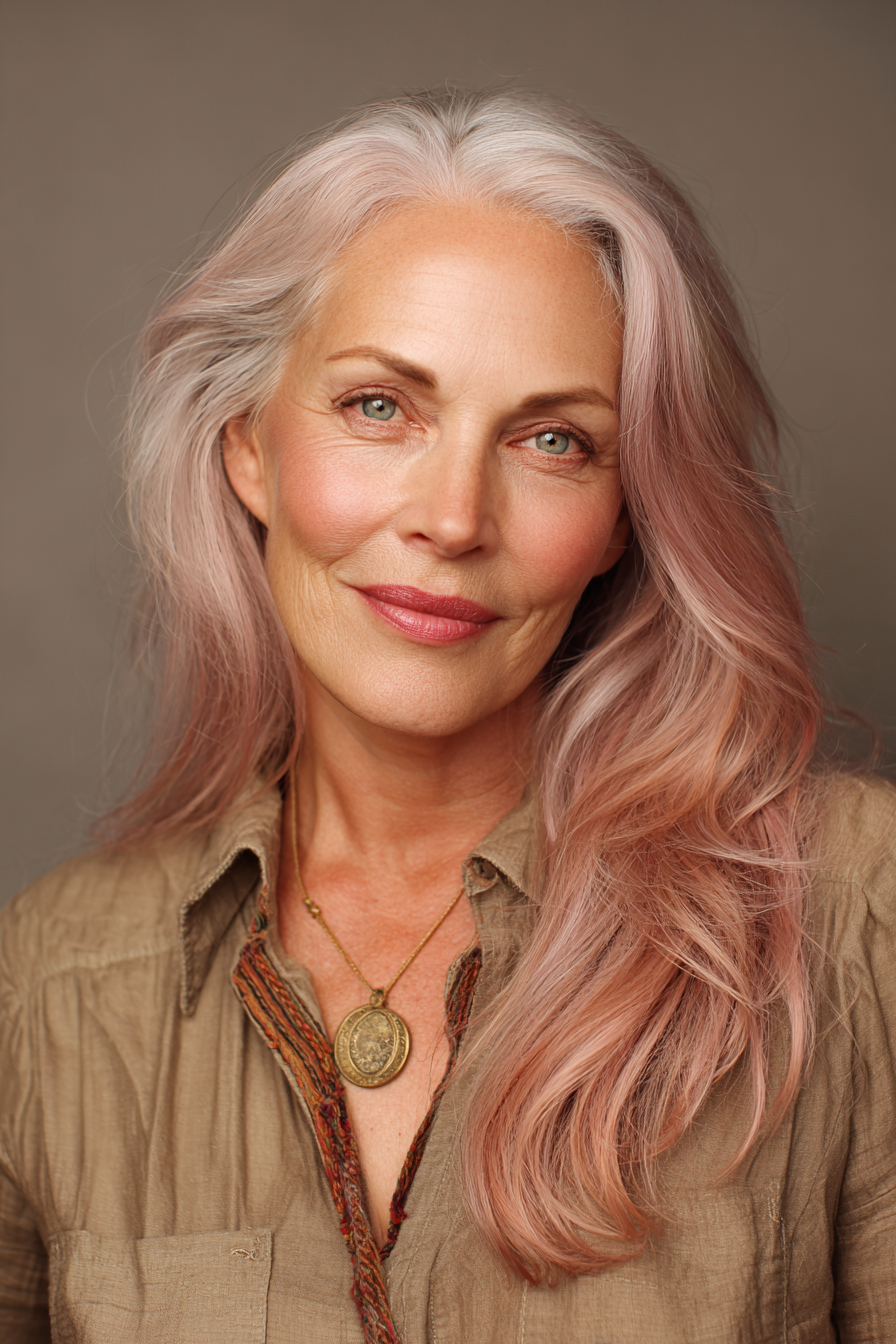 light-pink-hair-with-gray-roots