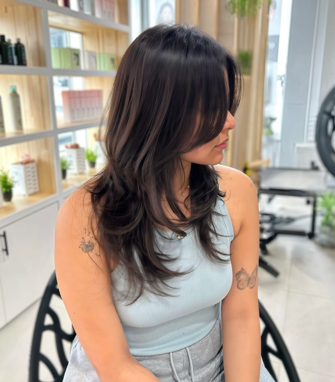black-hair-with-highlights