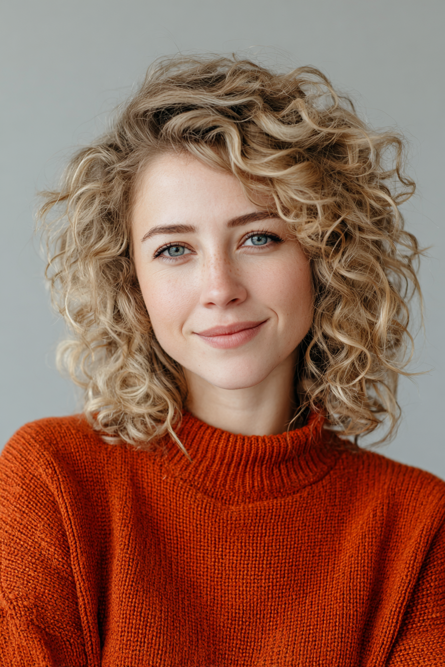 short-blonde-side-parted-curly-hair