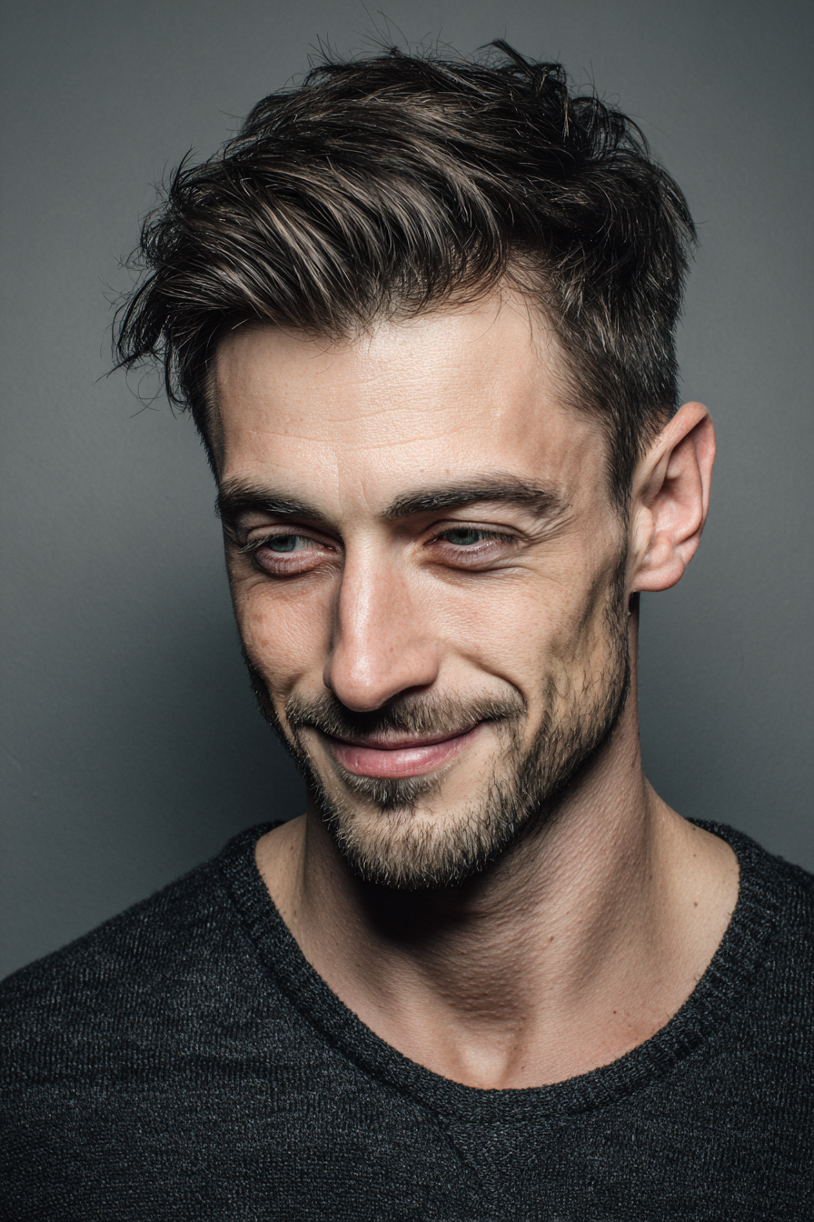 medium-slick-back-hair